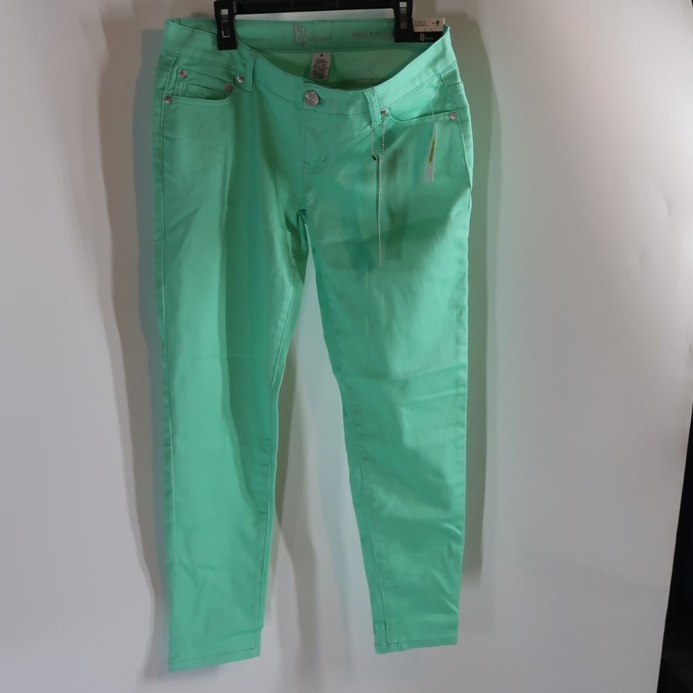 Gp Jeans Women's Ankle Skinny in Mint Leaf Size 9 NWT